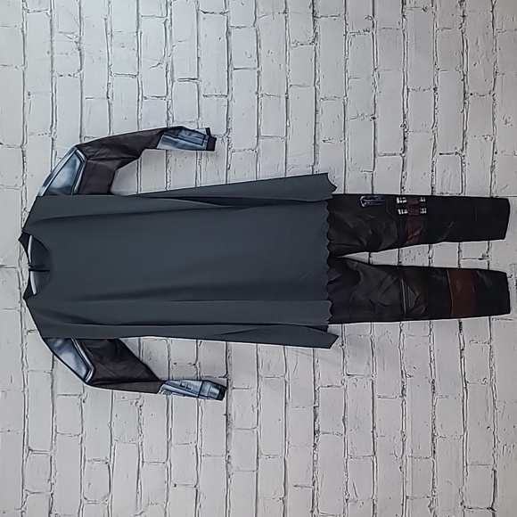 Rubies Star Wars Kid's Mandalorian Halloween Jumpsuit Costume Silver/Brown Multi - Picture 6 of 17